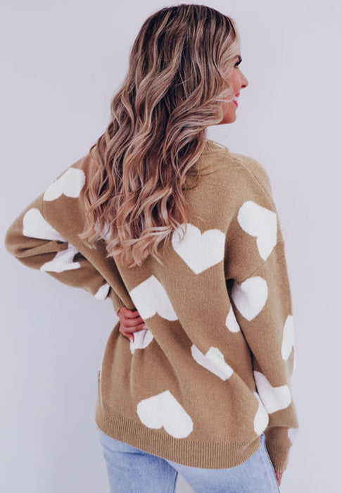 Heart Round  Sweater