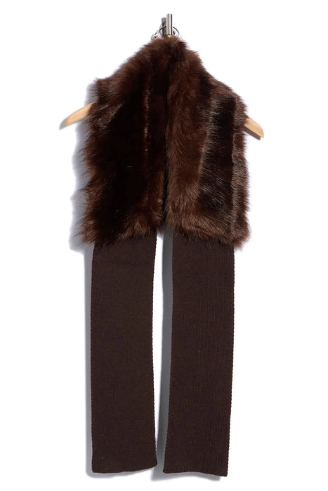 Plush Faux-Fur Scarf | Luxury Long Winter Scarf