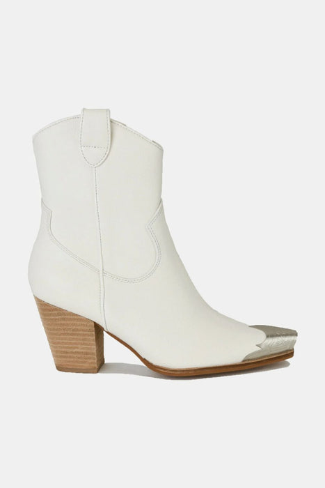 White Faux Leather Cowboy Boots | Women | Cowgirl Boots