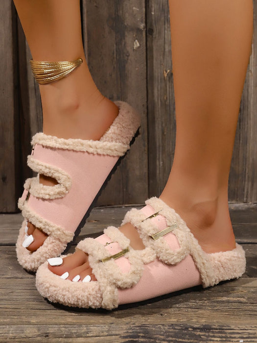 Faux Fur Slippers | Women