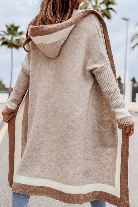 Long Hooded Cardigan