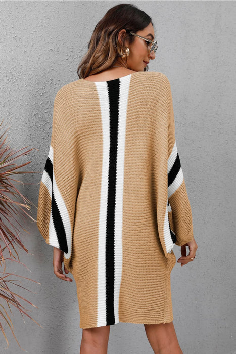 Midi Sweater Dress | Ribbed Sweater Dress