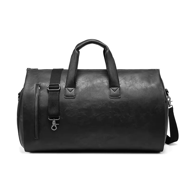 BLACK DUFFEL BAG