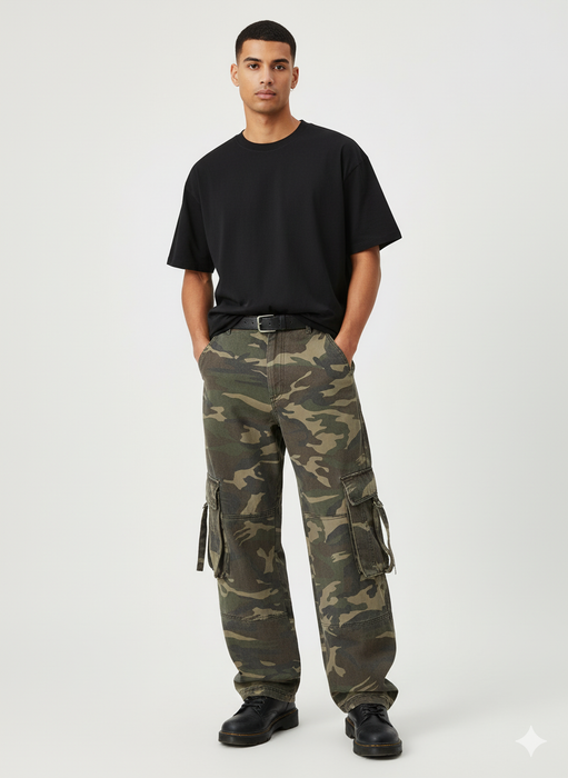 Men's Camouflage Cargo Jeans
