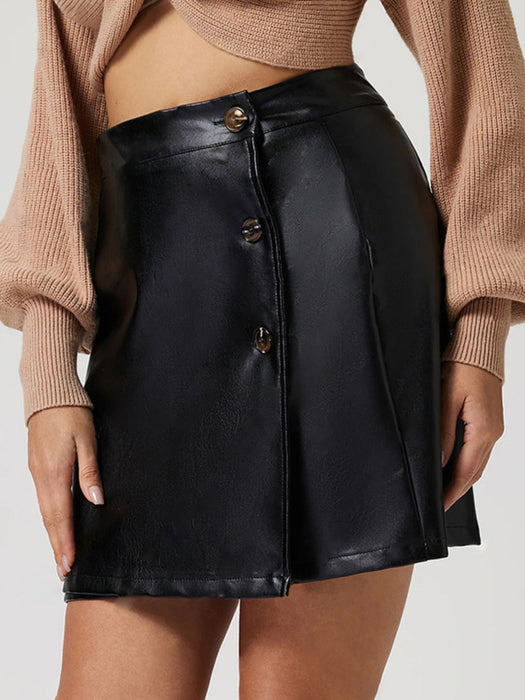 High Rise Mini Skirt