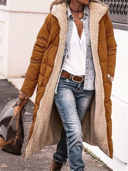 Sherpa Hooded Coat | Women