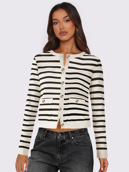 Striped Cardigan