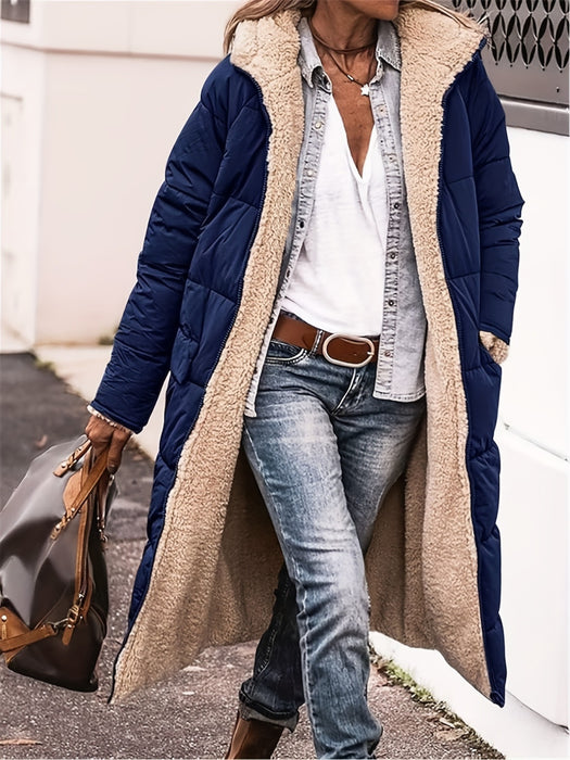 Sherpa Hooded Coat | Women