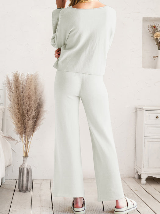 Lounge Top and Drawstring Pants Set | Luxury Loungewear