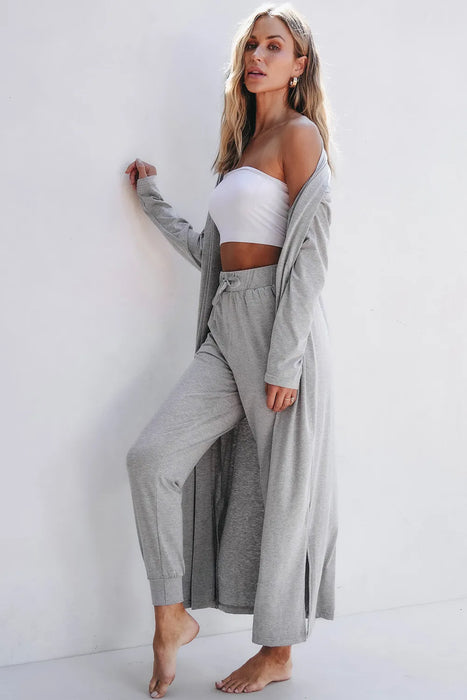 Cardigan and Pants Lounge Set | Loungewear