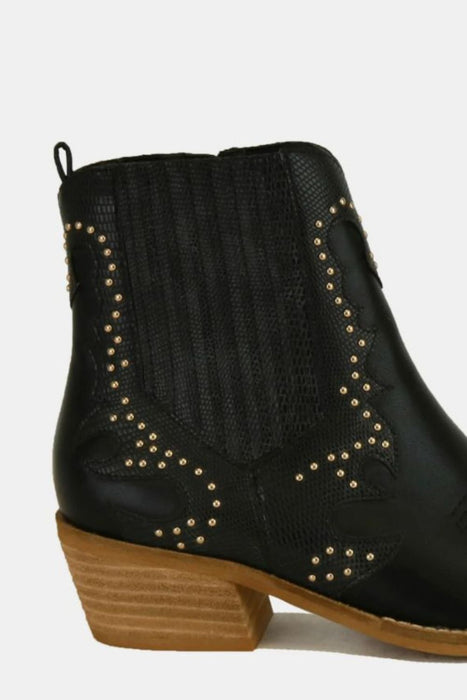 Black Studded Boots | Women