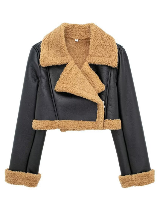 Women's Sherpa Cropped Jacket