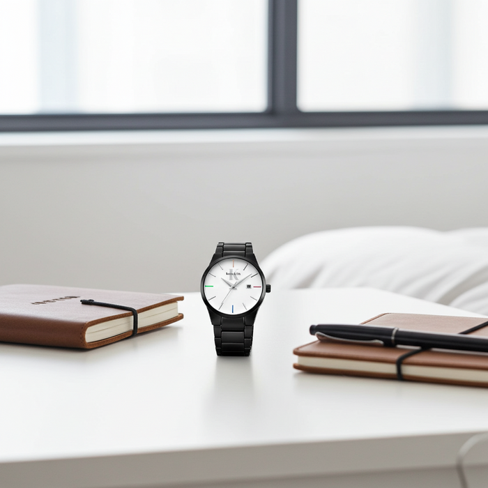 Keyo & Co. | Men's Black Watch | Quartz Movement | Water Resistant