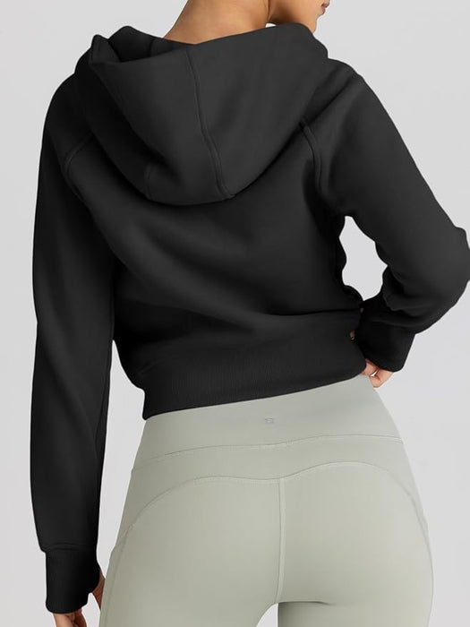 Women's Full-Zip Hoodie | Black