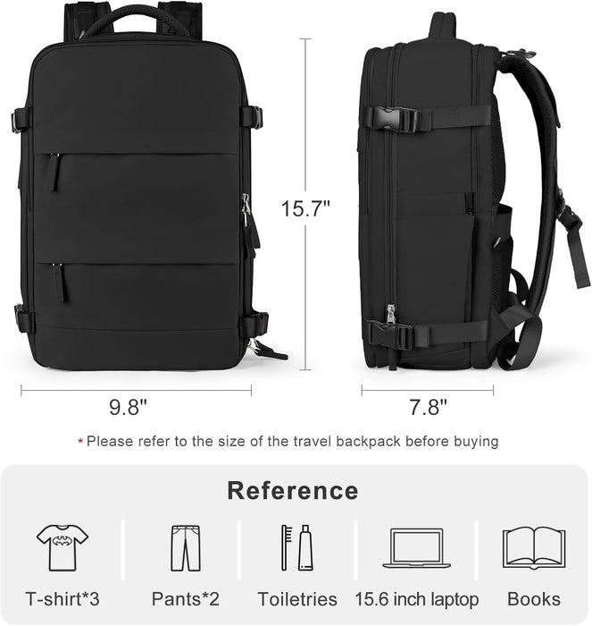 Best Travel Backpack | Carry-On | Black