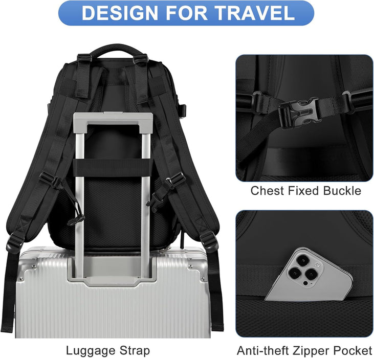 Best Travel Backpack | Carry-On | Black