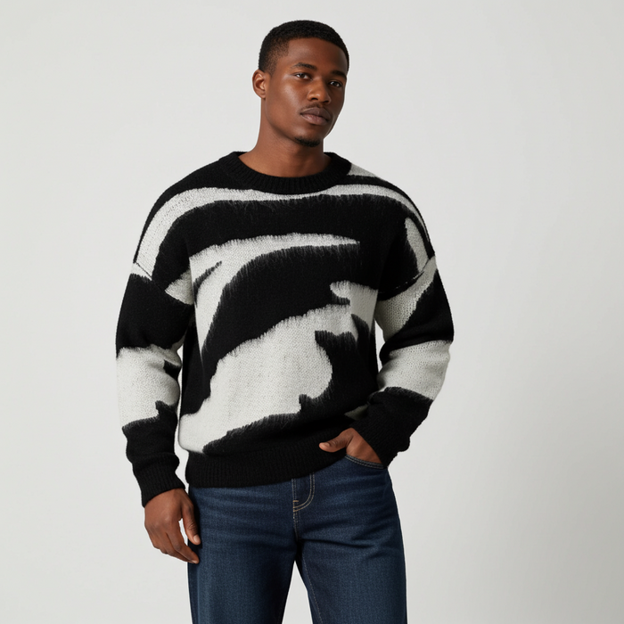 Men's Contrast Sweater