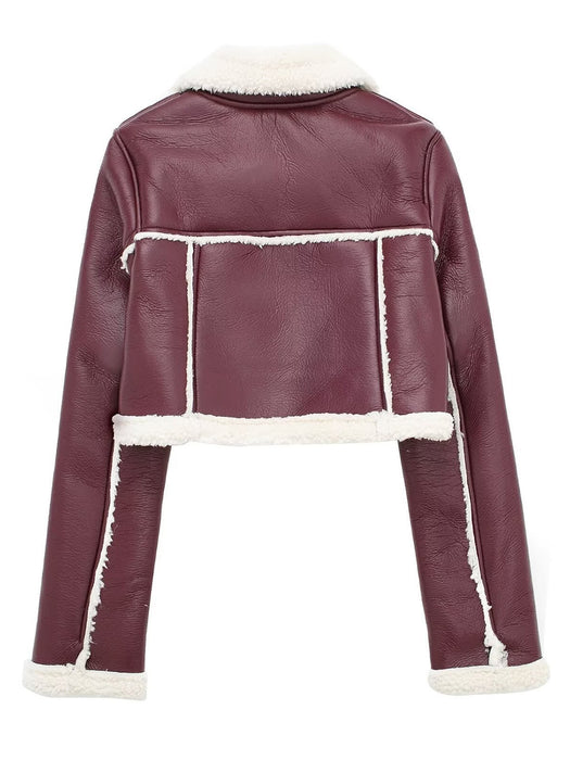 Women's Sherpa Cropped Jacket