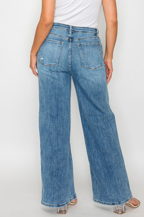 High Rise Wide Leg Jeans