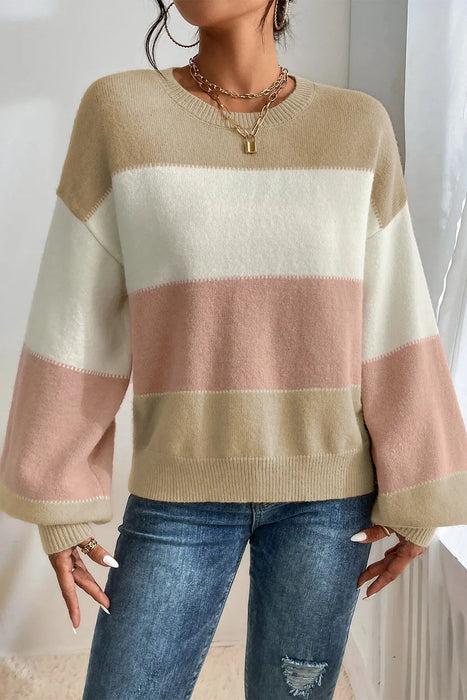 Color Block Sweater