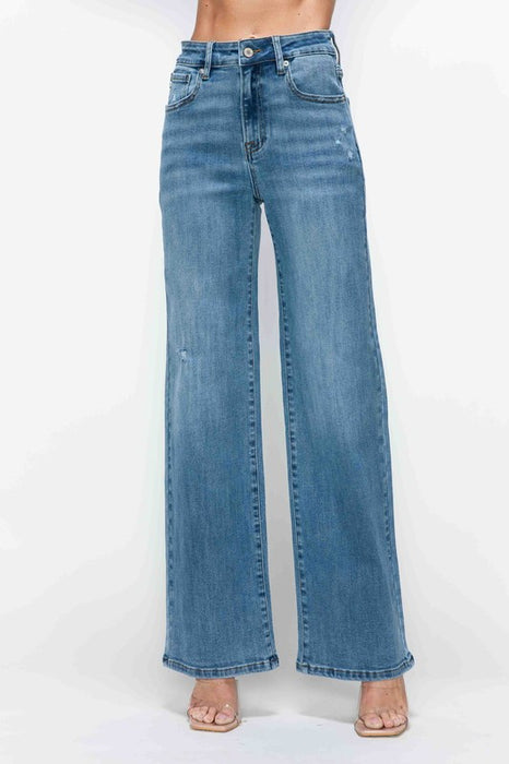 High Rise Wide Leg Jeans