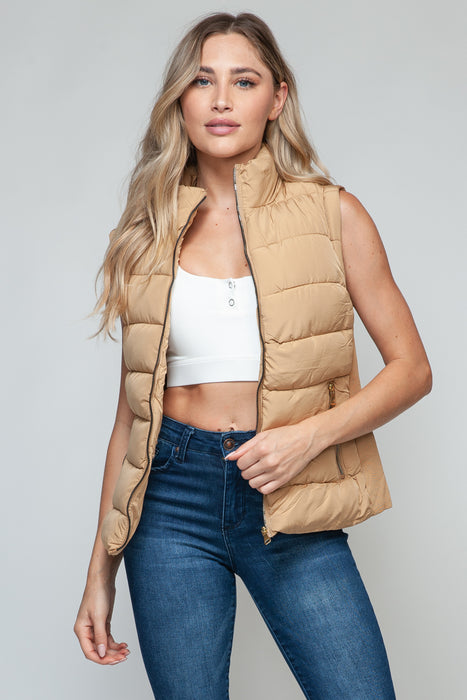 Puff Vest with Pockets