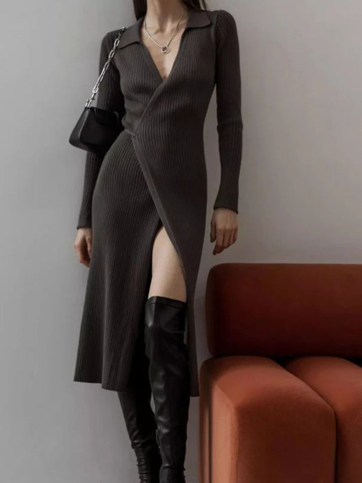 Long Sleeve Sweater Dress