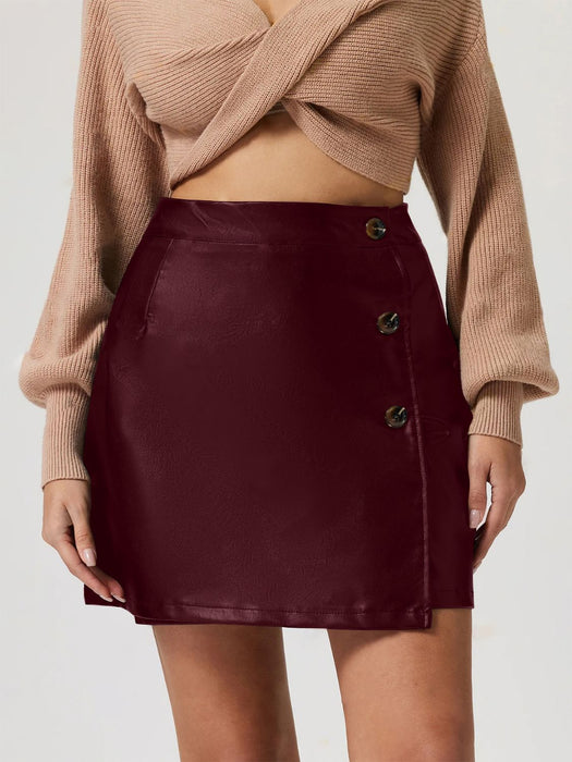 High Rise Mini Skirt