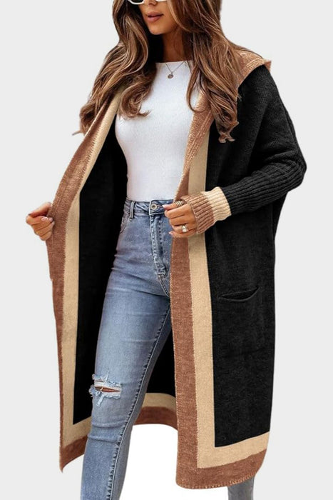 Long Hooded Cardigan