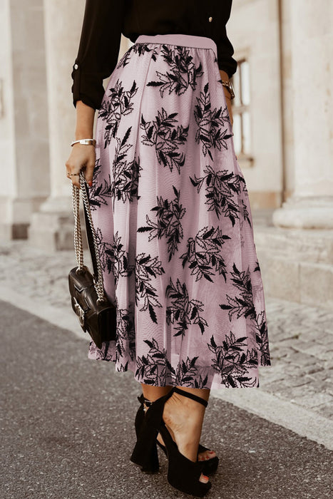 Embroidered Maxi Skirt