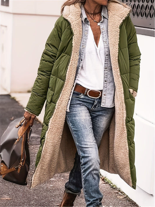 Sherpa Hooded Coat | Women