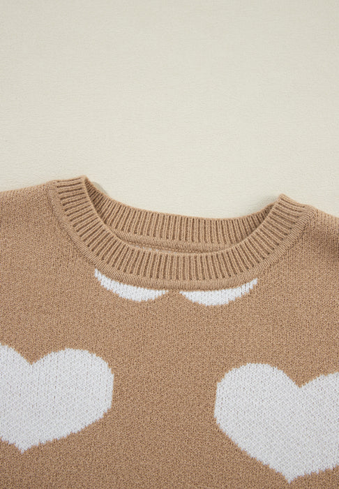 Heart Round  Sweater