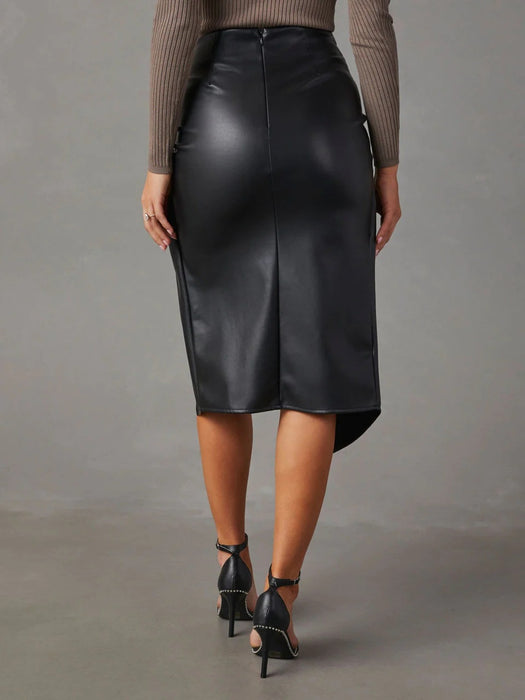 Twist High Waist Skirt