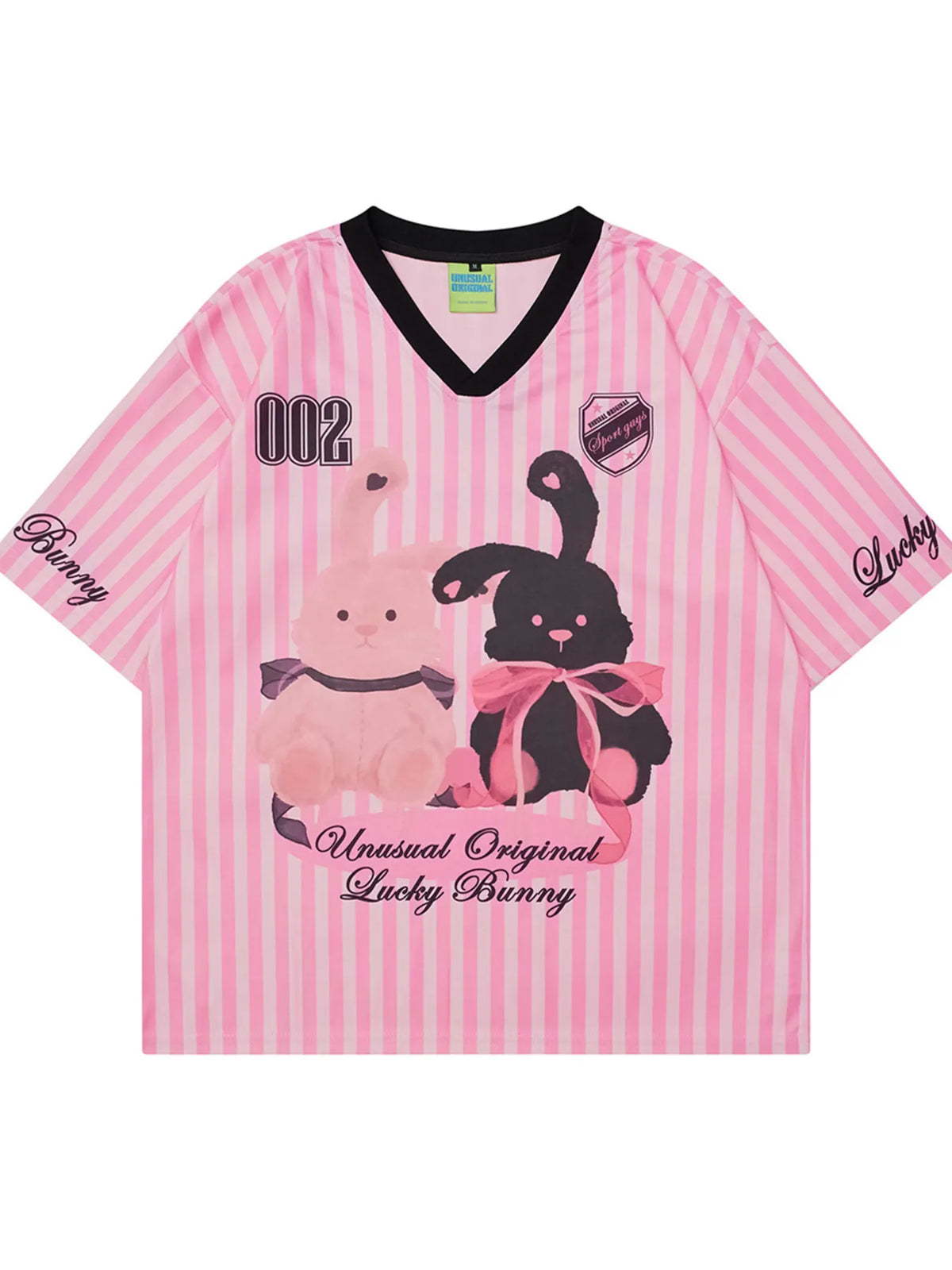 Men's Bunny Striped Short Sleeve T-Shirt — Keyo & Co.