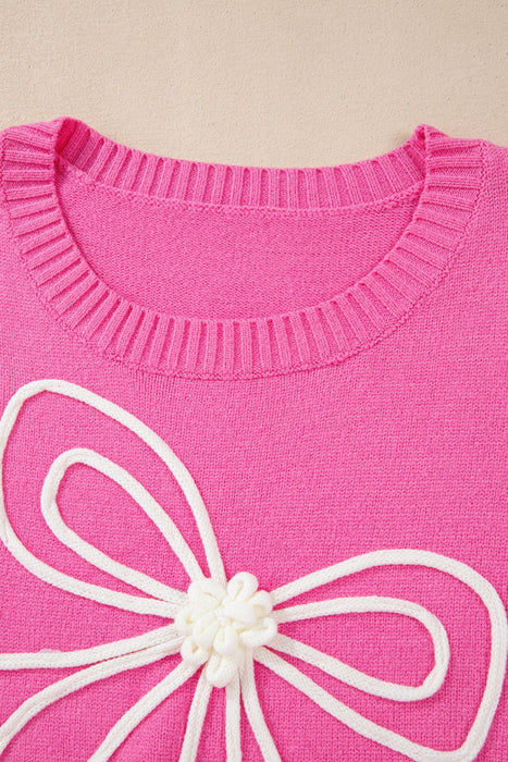 Pink Bow Sweater