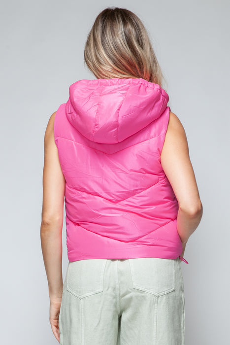 Quilted Hooded Vest