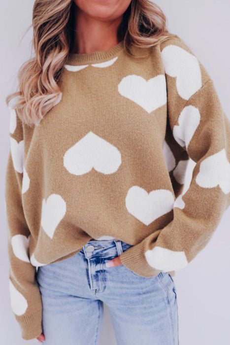 Heart Round  Sweater