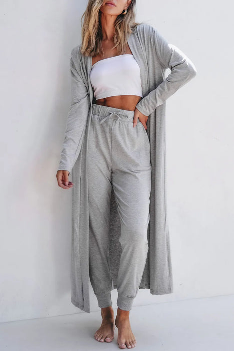 Cardigan and Pants Lounge Set | Loungewear