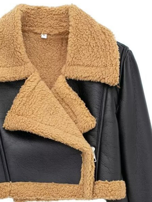 Women's Sherpa Cropped Jacket