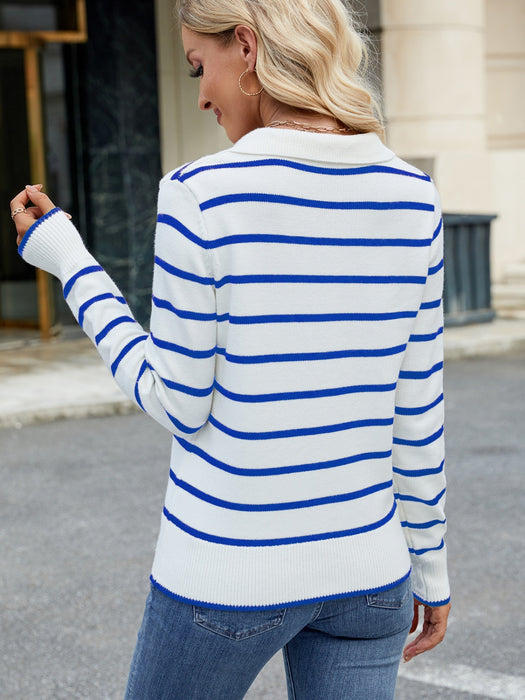 Striped Long Sleeve Sweater