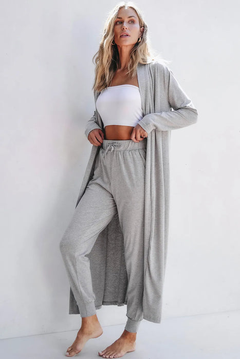 Cardigan and Pants Lounge Set | Loungewear