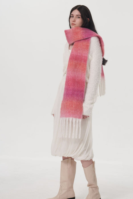 Fringe Thermal Scarf