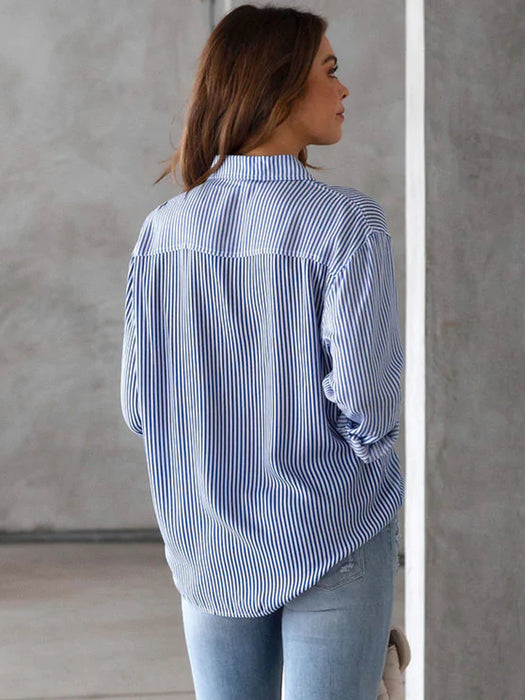 Striped Collared Shirt