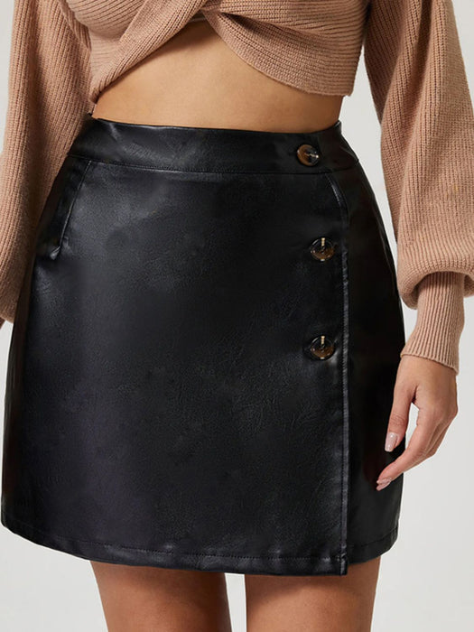 High Rise Mini Skirt