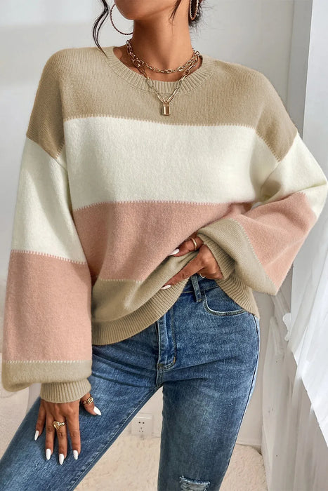 Color Block Sweater