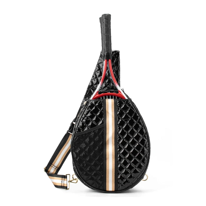 Keyo & Co. Tennis Sling Bag | Black