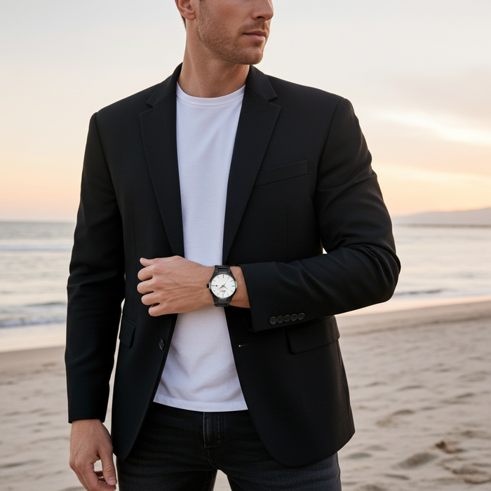 Keyo & Co. | Men's Black Watch | Quartz Movement | Water Resistant