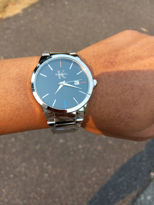 Hutton Watch | Men's Silver Watch